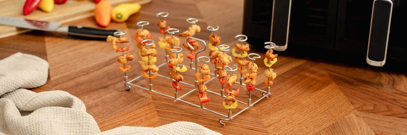 HORKOVZDUŠNÁ FRITÉZA STÁNEK S ŠPÍZY - DUAL