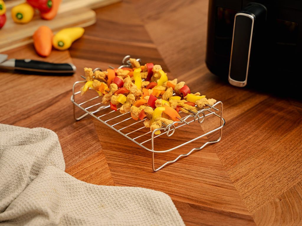 3DÍLNÁ SADA PŘÍSLUŠENSTVÍ K HORKOVZDUŠNÉ FRITÉZE - DVOJITÁ