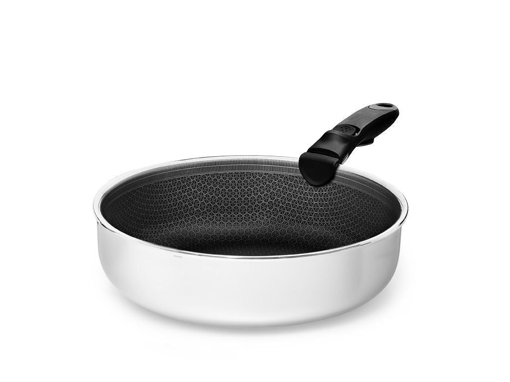 SADA HRNEC NA SAUTE S ODJÍMATNÝMI RUKOJETMI 26CM - 1