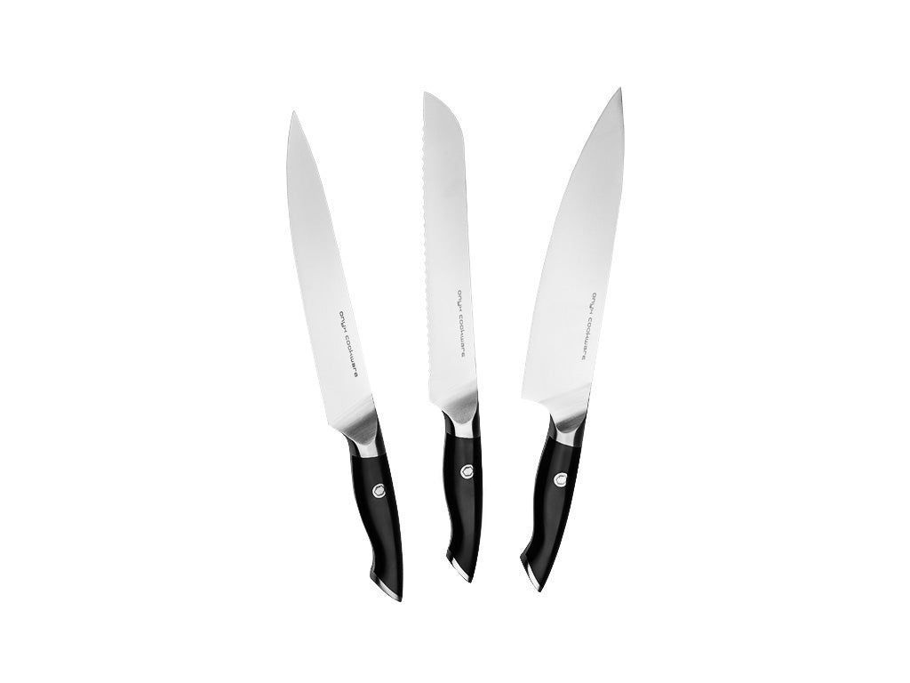 3-PCS CHEF-BREAD-SLICE KNIFE SET - 1