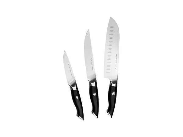 3-DÍLNÁ SADA NOŽŮ SANTOKU, UNIVERZÁLNÍ A LOUPOVACÍ