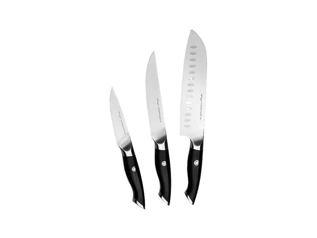 3dílná sada nožů – santoku, univerzální a na zeleninu