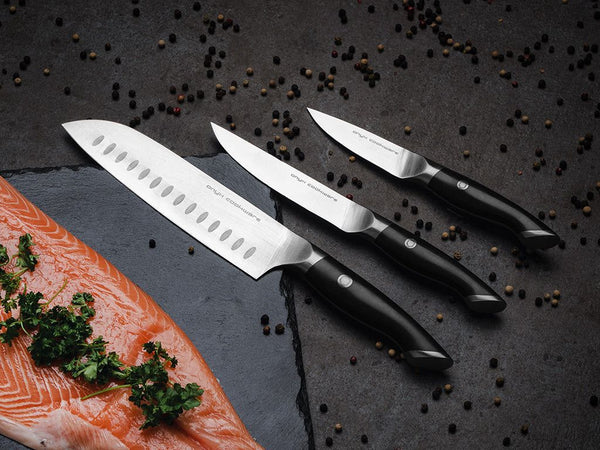 3-DÍLNÁ SADA NOŽŮ SANTOKU, UNIVERZÁLNÍ A LOUPOVACÍ
