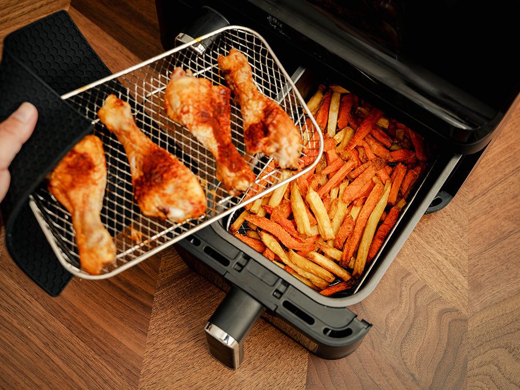 STAPLOVATELNÉ STOJANY PRO AIRFRYER DUAL