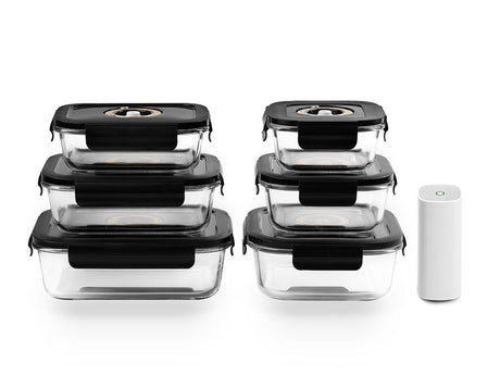 VAKUOVÁ SKLENĚNÁ NÁDOBA MIX SET – 6KS - 1