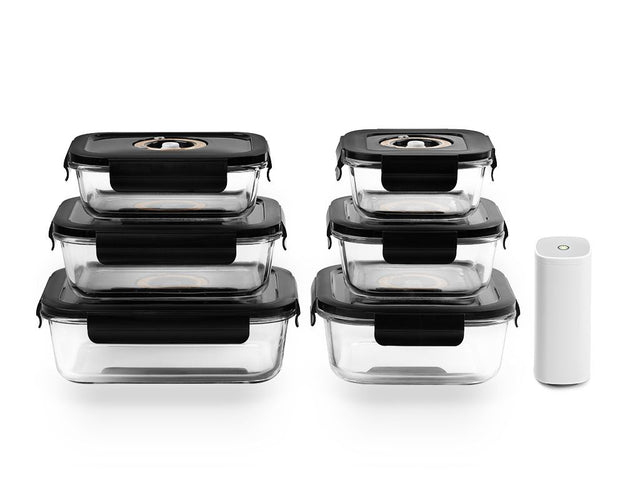 VAKUOVÁ SKLENĚNÁ NÁDOBA MIX SET – 6KS - 1