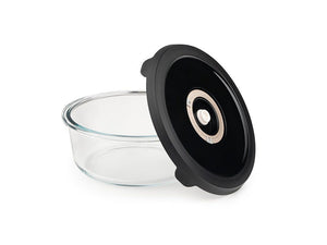 ROUND VACUUM GLASS CONTAINER – 930ML - 2