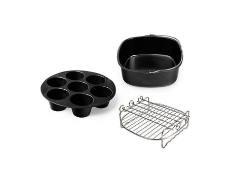 3DÍLNÁ SADA PŘÍSLUŠENSTVÍ K HORKOVZDUŠNÉ FRITÉZE - 5L - 1